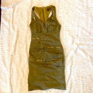 Nicole Miller zip up back dress.